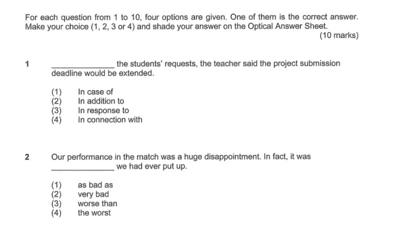 Psle Question Sample PSLE Grammar Practice Questions 2024 (Q1): Prepositional Phrases