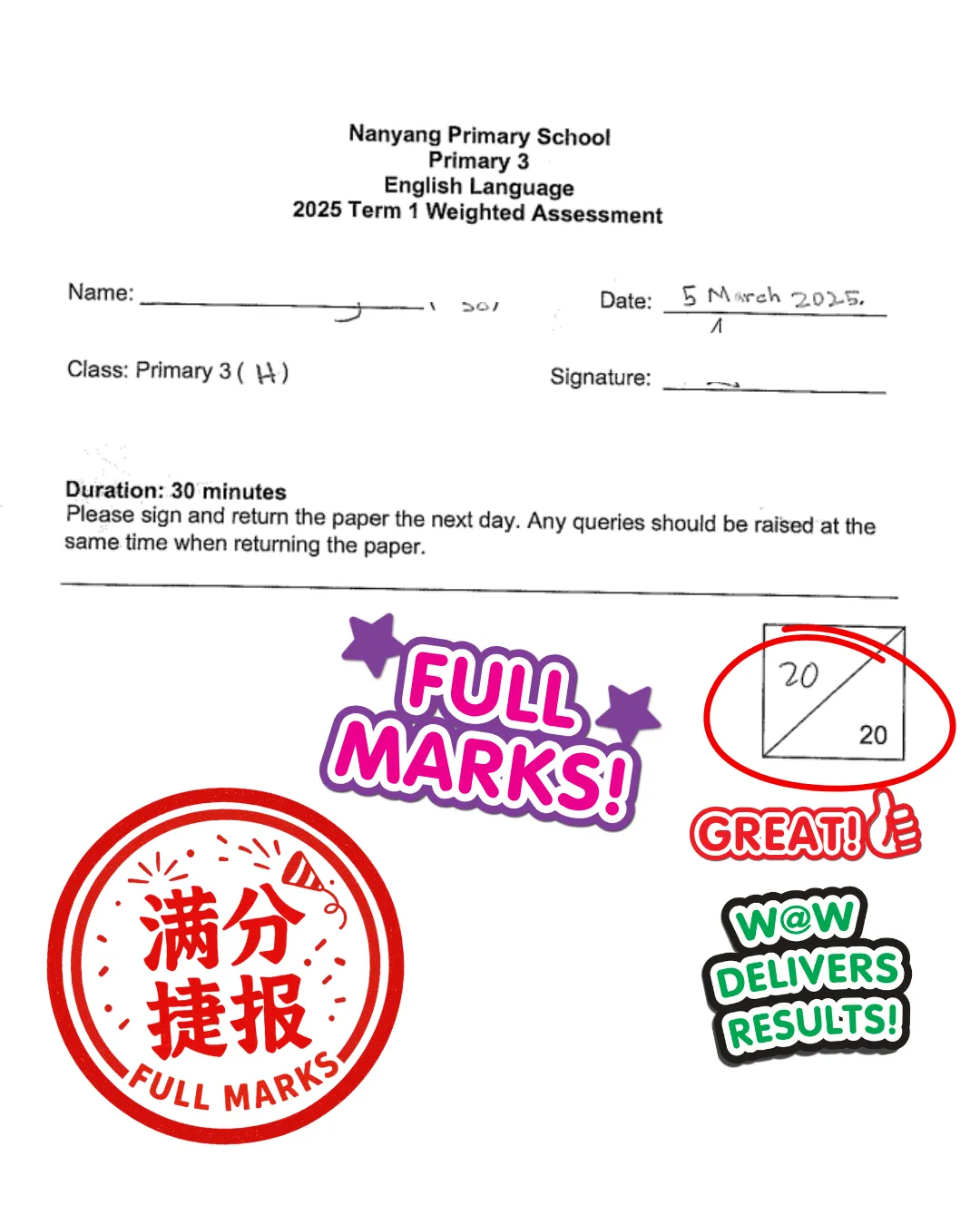 Paper 2 FULL MARKS