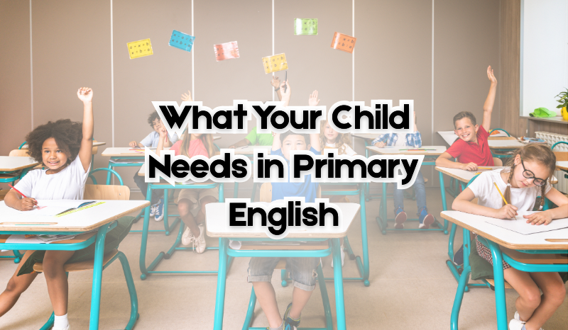 English enrichment for primary school student building confidence in English at the start of the new school year