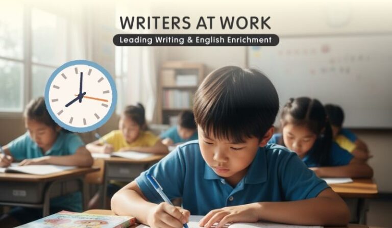 Parent and child planning a March school holiday routine at home with a calendar and books