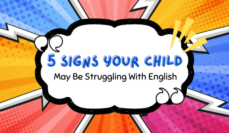 5 signs your child may be struggling with English
