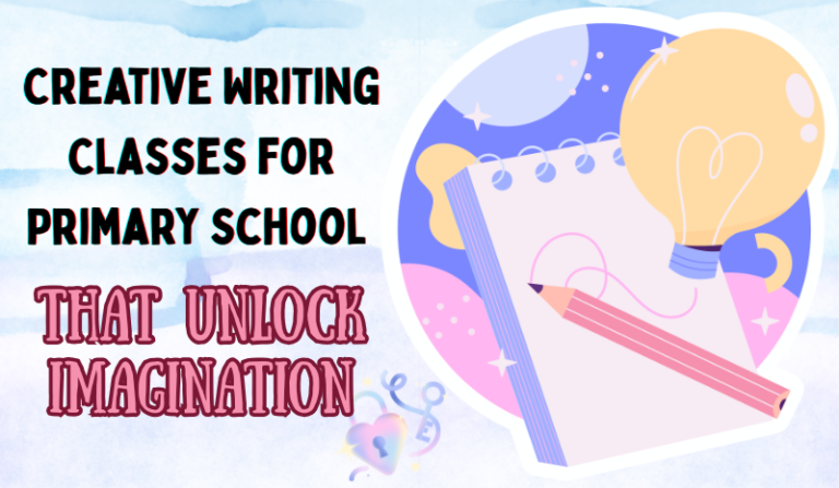 English enrichment for primary school student writing compositions that are imaginative and creative.