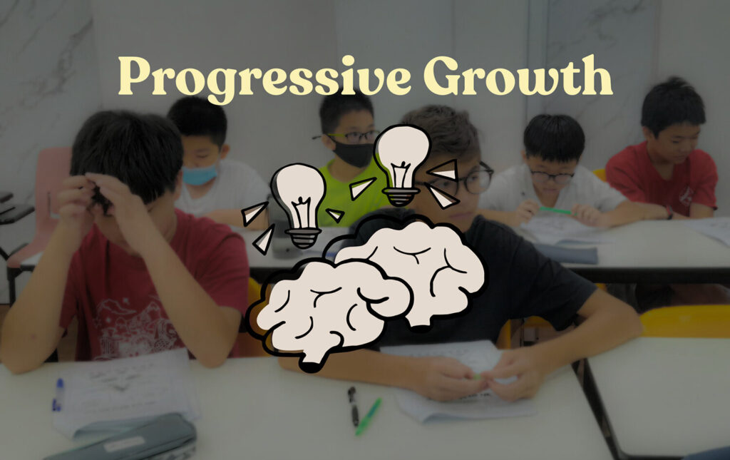 Students developing English skills at a Clementi tuition centre