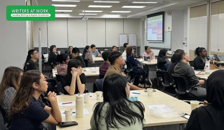 WRITERS AT WORK teachers attending a 2026 training session on lesson delivery and classroom strategies