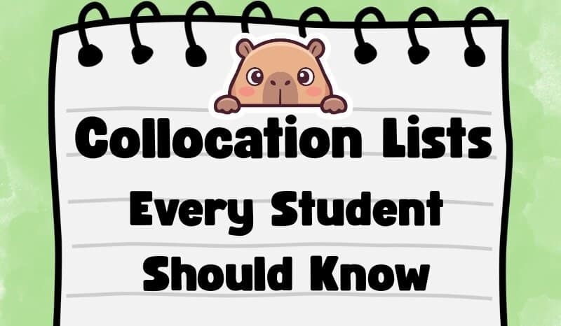 Student learning good phrases for composition writing through collocations