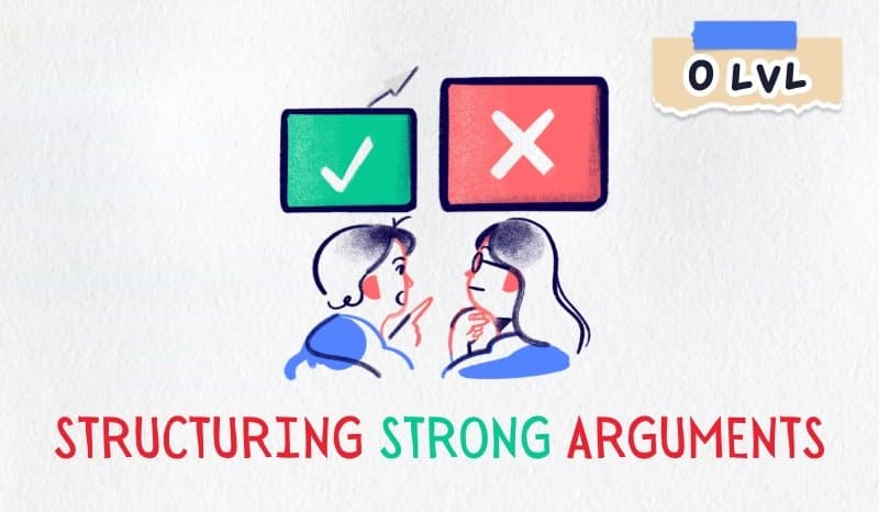 Two students having a debate and argument.
