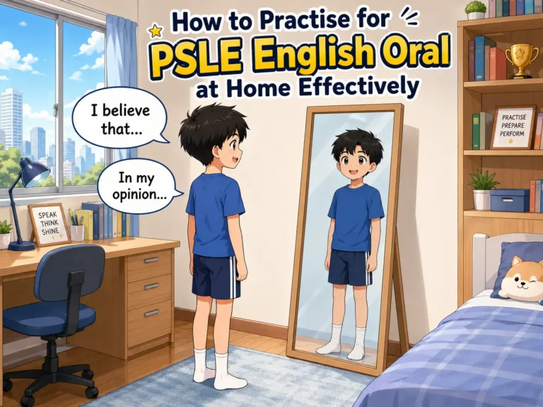 PSLE English Oral practice at home to improve confidence and expression